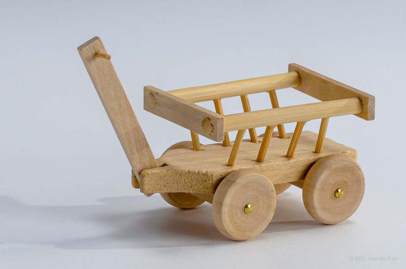 Holz-Leiterwagen, 6 x 4,5cm