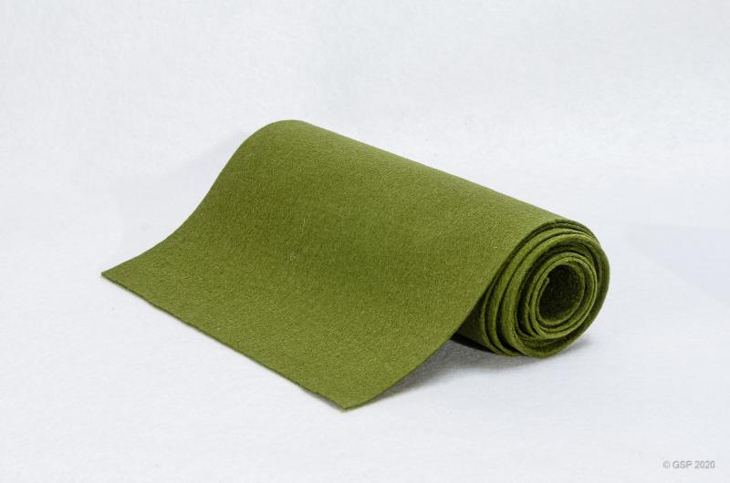 FL091 Wollfilz 1mm, 20x30cm Blattgrün