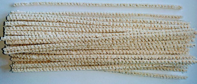 Pfeifenreiniger ecru 18 cm