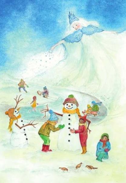 Postkarte, Winter